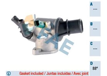 Termostat 88 °C  MAHER 20240  1338275 55187784 55202510 55203388 93179136 1338039 1338154 55 187 784 55 203 388 1769079J50000 17690-79J50-000