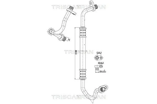 Klima Hortumu  PSA ORJINAL 6477P9