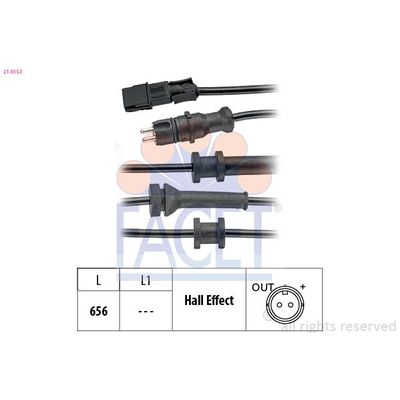 Abs Sensörü Arka Sağ BRUCKE 8200084126