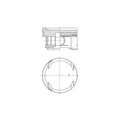 Piston (82.00MM-STD)  KOLBENSCHMIDT 41725600