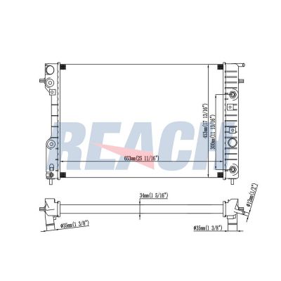 Su Radyatörü  ORİS CRN606038