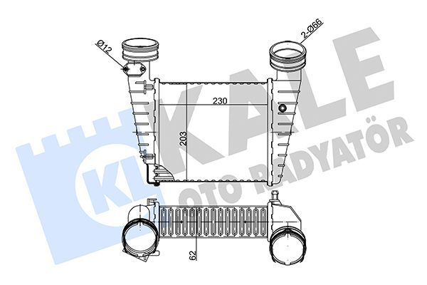 Turbo Radyatörü  KALE 342375