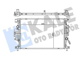 Su Radyatörü  KALE 355895  2131009250 1768469 2100015 2113221 5184273 5184442 5482597 DG938005AC DG938005BC DG938005BD DG938005DD DG938005EA DG938005EB