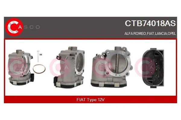 Gaz Kelebeği  Fiat 500L (351) Wagon (2017->)  FIAT ORJINAL 77365779