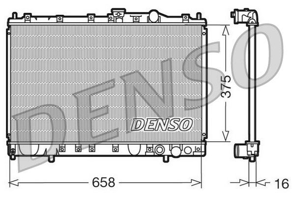 Su Radyatörü  DENSO DRM45002