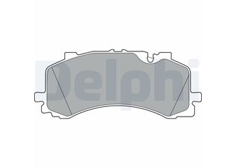 Fren Disk Balata Ön DELPHI LP3307  4M0698151AH 4M0698151AL 4M0698151BB 4M0 698 151AH 4M0 698 151AL 4M0698151K 4M0 698 151K 4M0698151BL 4M0698151E 4N0698151G 4N0698151K