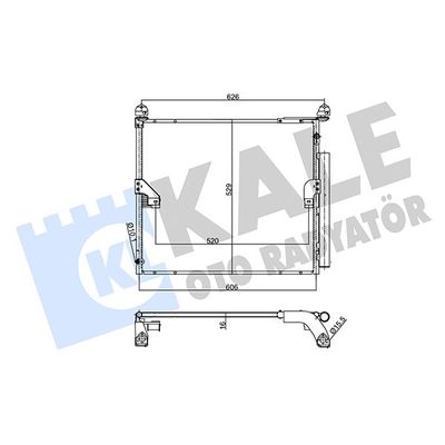 Klima Radyatörü  Toyota Land Cruiser (J15)(2018->)  KALE 357360
