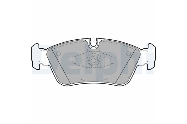Fren Disk Balata Ön BMW 1 Serisi Sedan 3/5 Kapı (E81/E87)(2004->)  DELPHI LP1925