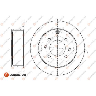 Fren Disk Ayna Arka Sağ ve Sol EUROREPAR 1676010380