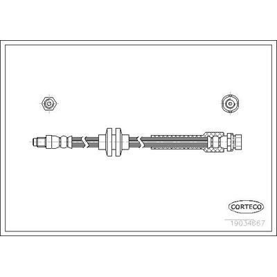 Fren Hortumu Arka Sağ veya Sol BERSE 6665