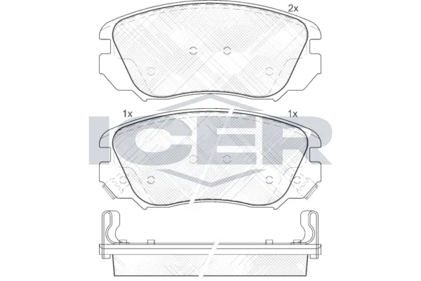 Fren Disk Balata Ön Opel Insignia A (2008->)  OPEL ORJINAL 95530020