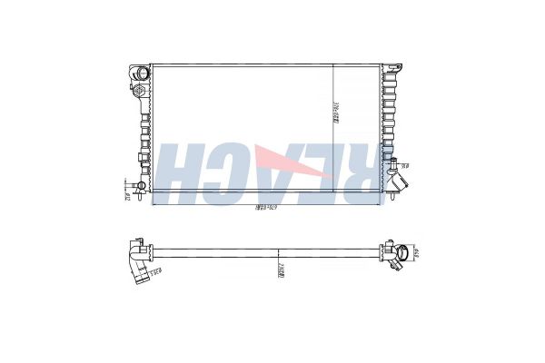 Su Radyatörü  BEHR CR 433 000S