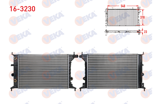 Su Radyatörü  VEKA 16-3230