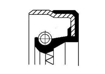 Aks Keçesi  CORTECO 19033801B  2FIP1177AB 2F1P1177AB 4331987