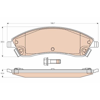 Fren Disk Balata Ön VALEO 671233