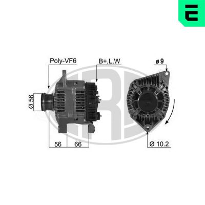 Alternatör  VALEO 439282