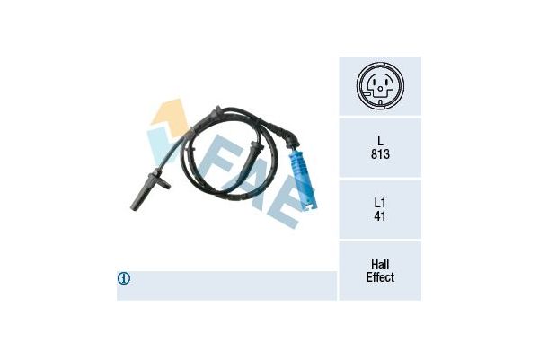 Abs Sensörü Arka Sağ veya Sol BMW 5 Serisi Sedan (E60)(2003->)  FAE 78486