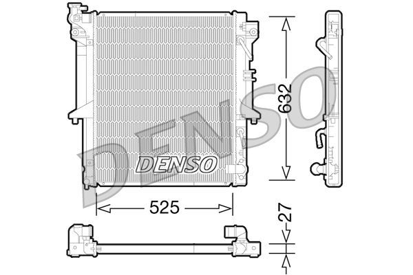 Su Radyatörü  DENSO DRM45035