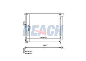 Klima Radyatörü  KALE 353165  5139233 5264360 AB3919710AA AB3919710AB UC9M61480 UC9M61480A