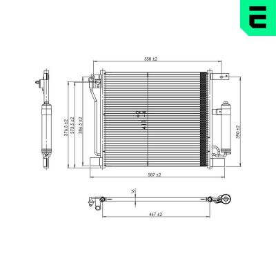 Klima Radyatörü  Nissan Juke (F15E)(06.2010->)  ERA 667326