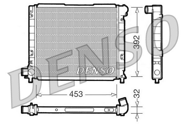 Su Radyatörü  DENSO DRM09051