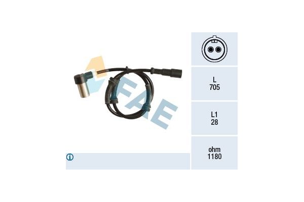 Abs Sensörü Ön Sol FAE 78130