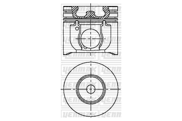 Piston (89.91MM-STD)  YENMAK 31-04250-000
