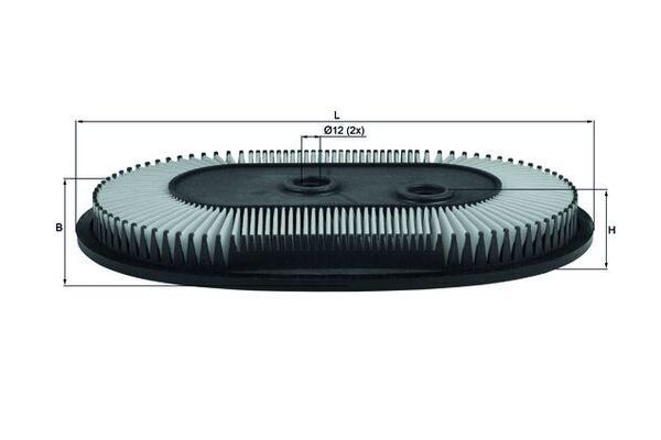 Hava Filtresi  Nissan Primera 4 Kapı/ Traveller [SW] (P10/W10)(1989->)  MAHLE LX 846