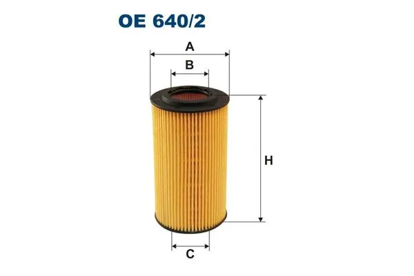 Yağ Filtresi  Mercedes S -Serisi Sedan (BM 221)(06.2005->)  FILTRON OE 640/2