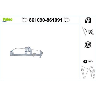 Cam Krikosu Arka Sol VALEO 861090