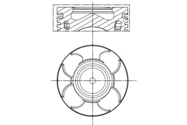 Piston (69.60MM-0.40) (0.20MM KISA)  GOETZE 87-70706-040-1B
