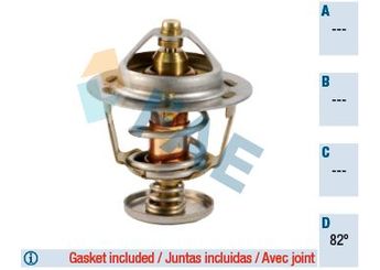 Termostat 82 °C  MAGNETI MARELLI 359001201670  XM348575AB 3396924 3599763 3893570 3902514 4176181 4188498 F42Z8575BA XM348575AA 1A5115171 1A51-15-171 8AGX15171 8AGX-15-171 FS0515171 FS05-15-171 KL0115171 KL01-15-171 KL0115171A KL01-15-171A 1767077E10 17670-77E10 1767077E11 17670-77E11