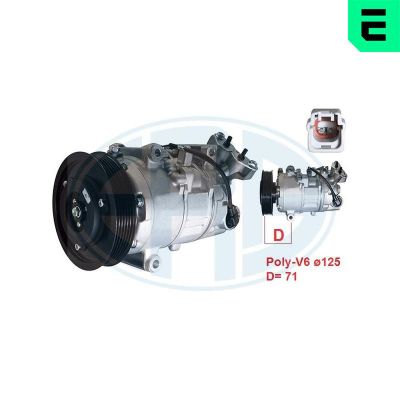 Klima Kompresörü  Renault Megane III Sport Tourer (04.2009->)  ERA 670128