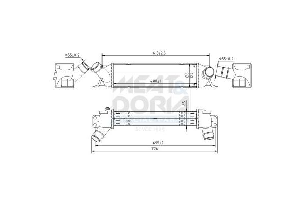 Turbo Radyatörü  Hyundai H-1 (2008->)  MGA 80228