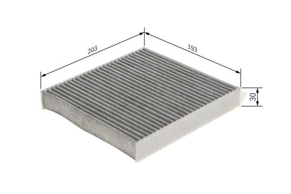 Hava Filtresi  BMW 7 Serisi (F01/F02/F04)(01.2009->)  BOSCH 1 987 435 584