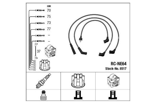 Buji Kablosu  NGK 8517