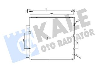 Klima Radyatörü  KALE 357995  8846160161 8846060470 8846160160