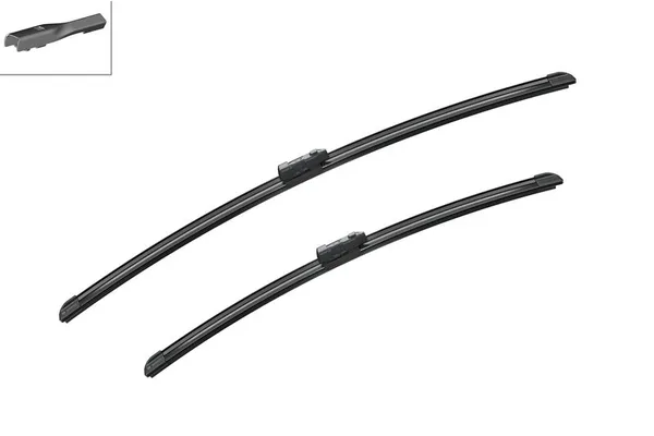 Silecek Süpürgesi Ön Muz Tip 650/530 mm - 26/21 inç Audi S6 Avant (4GD)(09.2014->)  BOSCH 3 397 007 638