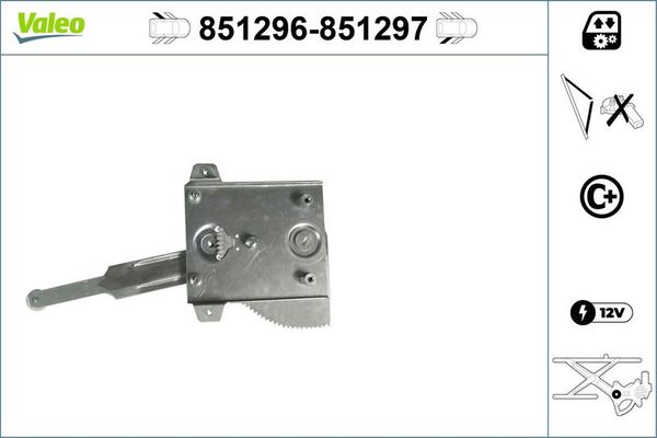 Cam Krikosu Arka Sol VALEO 851296