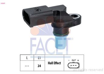 Eksantrik Devir Sensörü  FACET 9.0547  6E905163 06E 905 163 131850 2501850