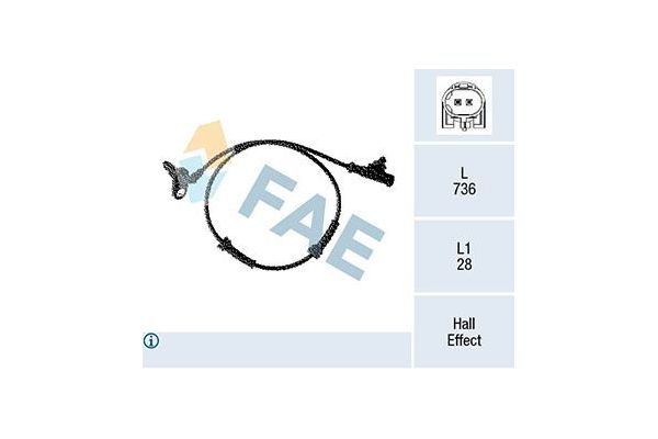 Abs Sensörü Arka Sol Nissan Micra (K12E)(11.2002->)  MAHER 18325