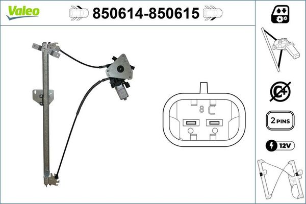 Cam Krikosu Ön Sol VALEO 850614