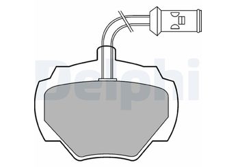 Fren Disk Balata Arka DELPHI LP475   RTC4519 RTC5762 RTC6591 SFP500200 STC1274 STC1674 STC8570 STC9148 STC9188AK:RK:MK: STC8574 STC9188