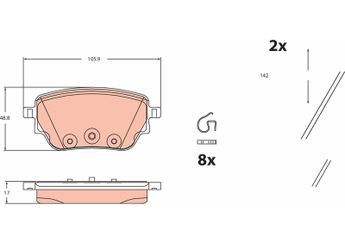 Fren Disk Balata Arka TRW GDB2553  A0004207500 4204502 000 420 45 02 4205703 000 420 57 03 4207500 000 420 75 00 4207700 000 420 77 00 4209905 000 420 99 05 A0004204502 A 000 420 45 02 A0004205703 A 000 420 57 03 A 000 420 75 00 A0004207700 A 000 420 77 00 A0004209905 A 000 420 99 05