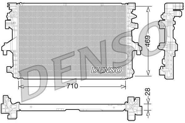 Su Radyatörü  DENSO DRM32038