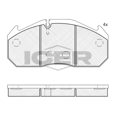 Fren Disk Balata Ön WEGER 10061BS