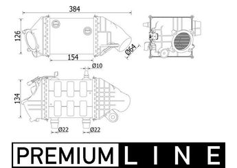 Turbo Radyatörü  MAHLE CI 226 000P  7843119 17517843119