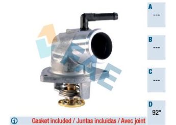 Termostat 92 °C  BROM OP41001  1338331 1338003 95517668 90573326