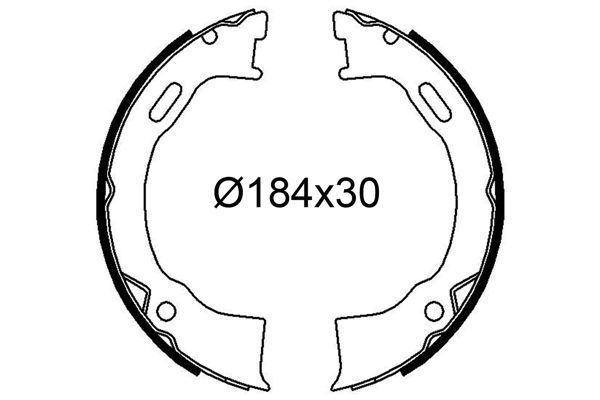 Fren Pabuçlu Balata Arka VALEO 564299