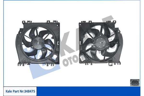 Radyatör Fan ve Motoru  KALE 387240